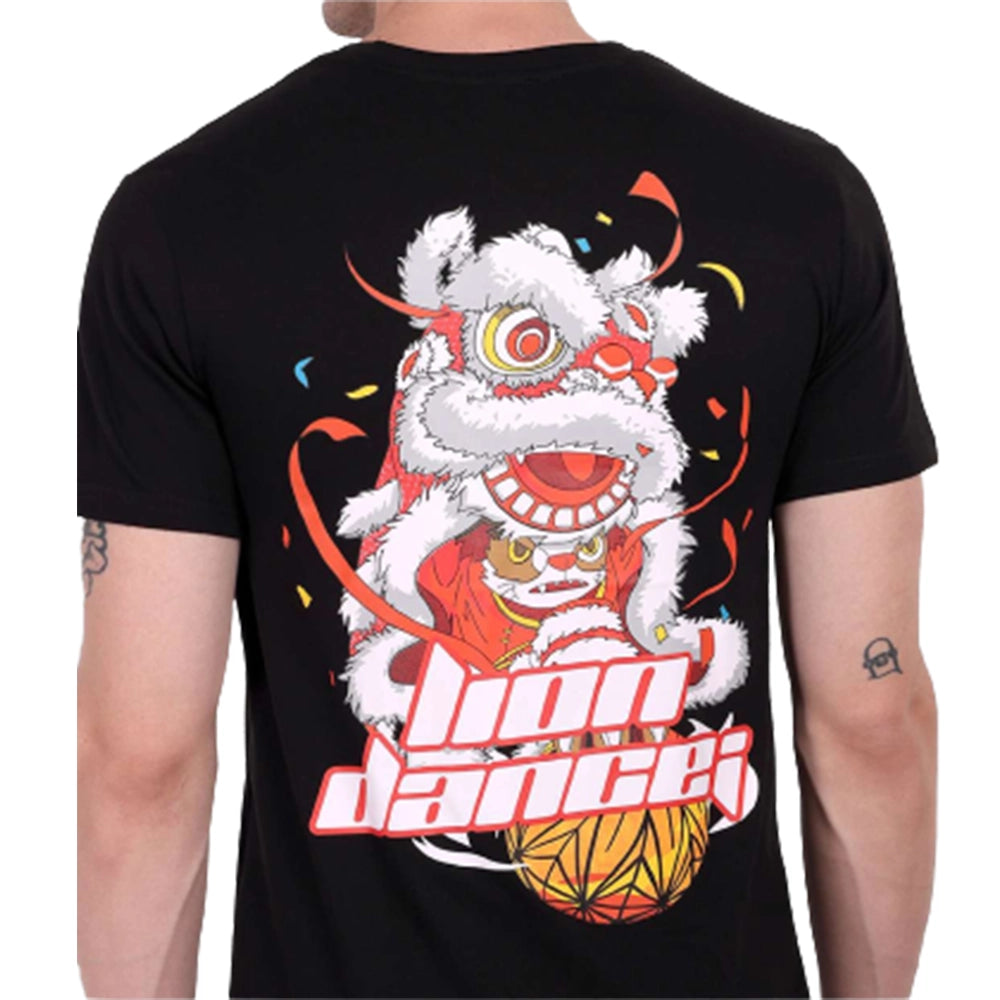 Dillon Killen Lion Danci Black T-shirt (1)